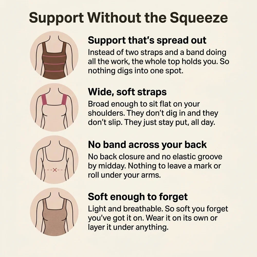 Maggie's Built-in Bra Comfort Tank